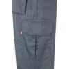 36052_207-e VL ATHENA. Two-tone twill trousers (210g/m²), lined, multi-pocket, in cotton (20%) and polyester (80%)
