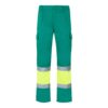 36052_209 VL ATHENA. Two-tone twill trousers (210g/m²), lined, multi-pocket, in cotton (20%) and polyester (80%)