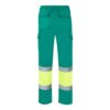 36052_209-b VL ATHENA. Two-tone twill trousers (210g/m²), lined, multi-pocket, in cotton (20%) and polyester (80%)
