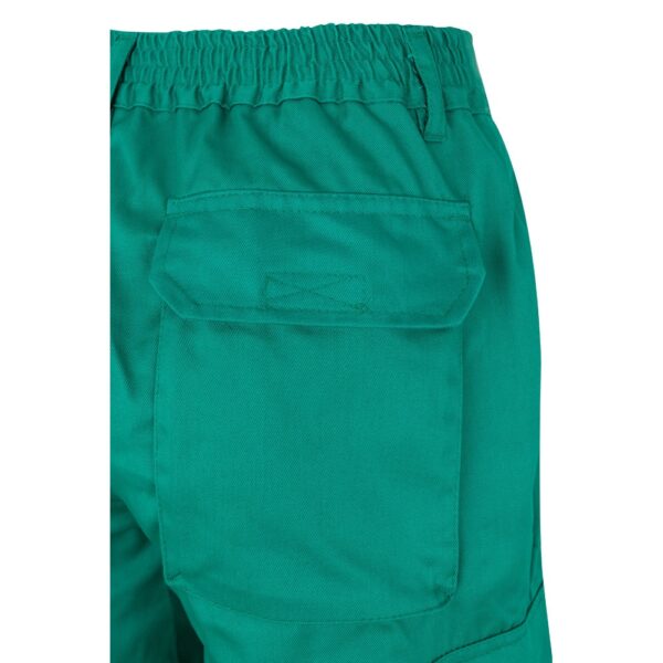 VL ATHENA. Two-tone twill trousers (210g/m²), lined, multi-pocket, in cotton (20%) and polyester (80%)