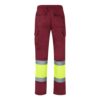 36052_225-b VL ATHENA. Two-tone twill trousers (210g/m²), lined, multi-pocket, in cotton (20%) and polyester (80%)