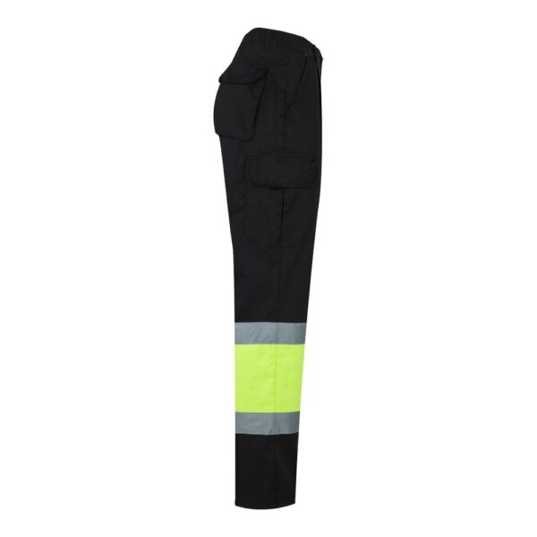 VL POSEIDON LARGE. Two-tone multi-pocket twill trousers (210g/m²), in cotton (20%) and polyester (80%)