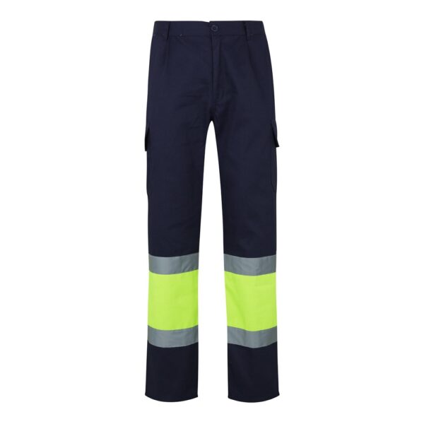VL POSEIDON LARGE. Two-tone multi-pocket twill trousers (210g/m²), in cotton (20%) and polyester (80%)