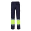 36056_204-b VL POSEIDON LARGE. Two-tone multi-pocket twill trousers (210g/m²), in cotton (20%) and polyester (80%)