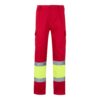 36056_205 VL POSEIDON LARGE. Two-tone multi-pocket twill trousers (210g/m²), in cotton (20%) and polyester (80%)