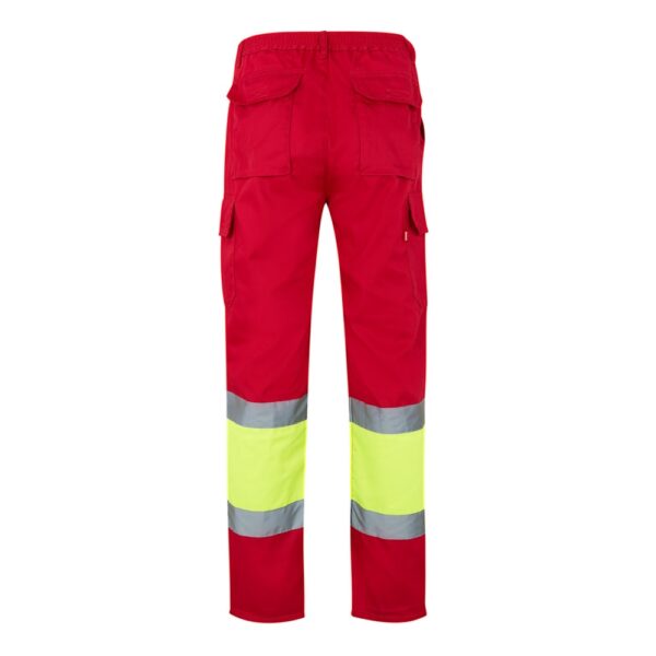 VL POSEIDON LARGE. Two-tone multi-pocket twill trousers (210g/m²), in cotton (20%) and polyester (80%)