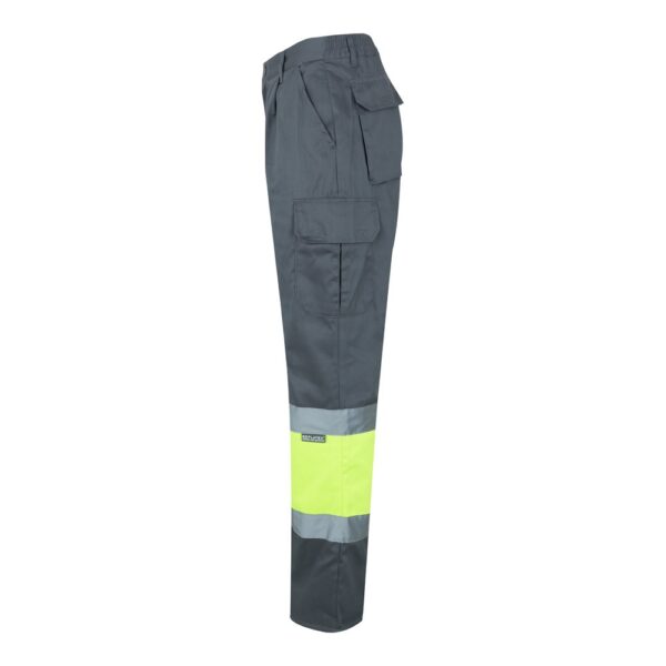 VL POSEIDON LARGE. Two-tone multi-pocket twill trousers (210g/m²), in cotton (20%) and polyester (80%)