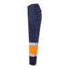 36056_214-c VL POSEIDON LARGE. Two-tone multi-pocket twill trousers (210g/m²), in cotton (20%) and polyester (80%)