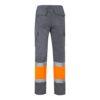 36056_217-b VL POSEIDON LARGE. Two-tone multi-pocket twill trousers (210g/m²), in cotton (20%) and polyester (80%)