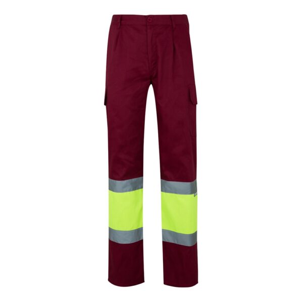 VL POSEIDON LARGE. Two-tone multi-pocket twill trousers (210g/m²), in cotton (20%) and polyester (80%)