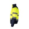 36059_204-c VL JUPITER. Two-tone padded jacket (180g/m²) in polyester (100%), with PU coating