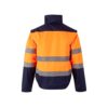 36059_214-b VL JUPITER. Two-tone padded jacket (180g/m²) in polyester (100%), with PU coating