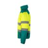 VL JUPITER LARGE. Two-tone padded jacket (180g/m²) in polyester (100%), with PU coating
