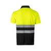 VL CUPID. Two-tone bird-eye polo shirt (160g/m²) with short sleeves, in polyester (100%)