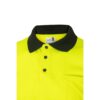 VL CUPID. Two-tone bird-eye polo shirt (160g/m²) with short sleeves, in polyester (100%)
