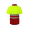 VL CUPID. Two-tone bird-eye polo shirt (160g/m²) with short sleeves, in polyester (100%)