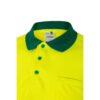 VL CUPID. Two-tone bird-eye polo shirt (160g/m²) with short sleeves, in polyester (100%)