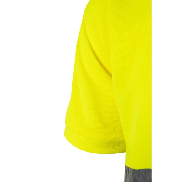 VL CUPID. Two-tone bird-eye polo shirt (160g/m²) with short sleeves, in polyester (100%)