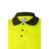 VL CUPID. Two-tone bird-eye polo shirt (160g/m²) with short sleeves, in polyester (100%)