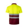 VL CUPID. Two-tone bird-eye polo shirt (160g/m²) with short sleeves, in polyester (100%)