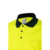 VL CUPID LARGE. Two-tone bird-eye polo shirt (160g/m²) with short sleeves, in polyester (100%)