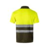 VL CUPID LARGE. Two-tone bird-eye polo shirt (160g/m²) with short sleeves, in polyester (100%)