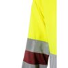 VL VULCAN. Two-tone bird-eye polo shirt (160g/m²) with long sleeves, in polyester (100%)