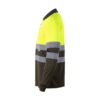 VL VULCAN LARGE. Two-tone bird-eye polo shirt (160g/m²) with long sleeves, in polyester (100%)