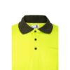 VL VULCAN LARGE. Two-tone bird-eye polo shirt (160g/m²) with long sleeves, in polyester (100%)