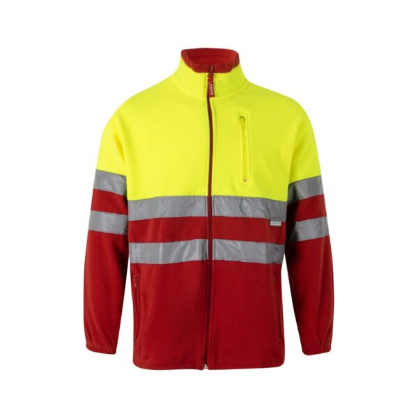 36073_205 VL EROS. Two-tone fleece jacket (280g/m²), in polyester (100%)