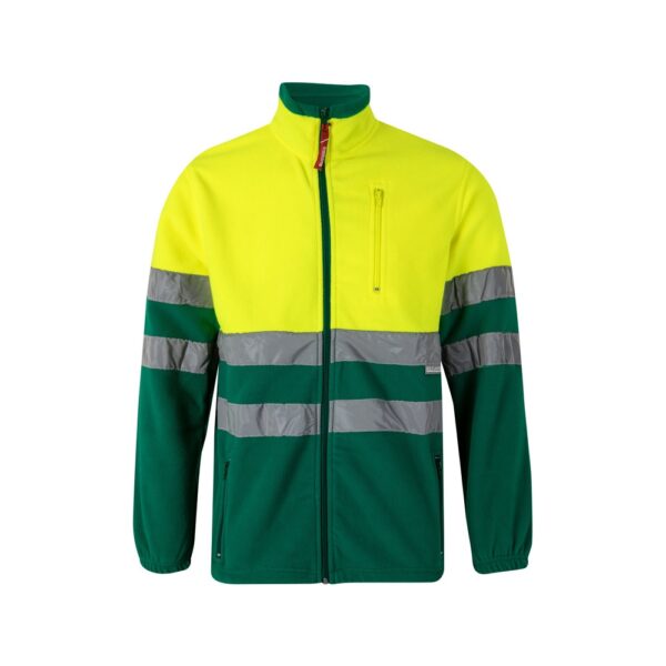 36073_209 VL EROS. Two-tone fleece jacket (280g/m²), in polyester (100%)