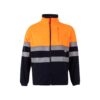 36073_214 VL EROS. Two-tone fleece jacket (280g/m²), in polyester (100%)