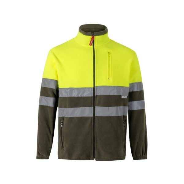 36073_219 VL EROS. Two-tone fleece jacket (280g/m²), in polyester (100%)