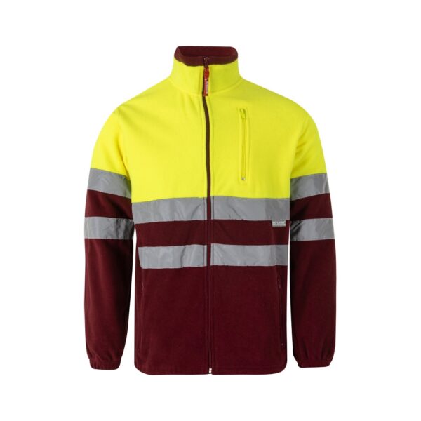 36073_225 VL EROS. Two-tone fleece jacket (280g/m²), in polyester (100%)
