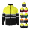 36073_set VL EROS. Two-tone fleece jacket (280g/m²), in polyester (100%)