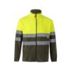 36075_219 VL EROS LARGE. Two-tone fleece jacket (280g/m²), in polyester (100%)