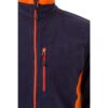 36079_214-e VL GERAS. Two-tone fleece jacket (220g/m²) in polyester (100%)