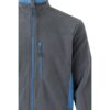 36079_227-e VL GERAS. Two-tone fleece jacket (220g/m²) in polyester (100%)