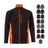 36079_set VL GERAS. Two-tone fleece jacket (220g/m²) in polyester (100%)