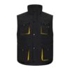 VL NERGAL. Padded vest, two-tone, multi-pocket (120g/m²), in polyester (100%)