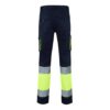 36087_204-b VL ZEUS. Two-tone, multi-pocket stretch trousers (240g/m²), in cotton (46%), EME (38%) and polyester (16%)