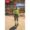 36087_amb VL ZEUS. Two-tone, multi-pocket stretch trousers (240g/m²), in cotton (46%), EME (38%) and polyester (16%)
