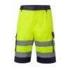 36089_108 VL HADES. Two-tone multi-pocket Bermuda shorts (210g/m²), in cotton (20%) and polyester (80%)