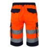 36089_128-b VL HADES. Two-tone multi-pocket Bermuda shorts (210g/m²), in cotton (20%) and polyester (80%)
