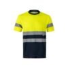 36093_204 VL BRAHMA. Two-tone bird-eye technical T-shirt (140g/m²), in polyester (100%)