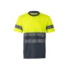 36093_207 VL BRAHMA. Two-tone bird-eye technical T-shirt (140g/m²), in polyester (100%)