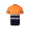 36093_214-b VL BRAHMA. Two-tone bird-eye technical T-shirt (140g/m²), in polyester (100%)