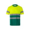 36094_209 VL BRAHMA LARGE. Two-tone bird-eye technical T-shirt (140g/m²), in polyester (100%)