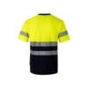 36096_204-b VL BASTET. Two-tone piqué T-shirt (150g/m²), in cotton (55%) and polyester (45%)