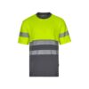 36096_207 VL BASTET. Two-tone piqué T-shirt (150g/m²), in cotton (55%) and polyester (45%)